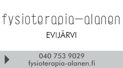 Fysikaalinen hoitolaitos Fysioterapia Alanen / Evijärvi logo